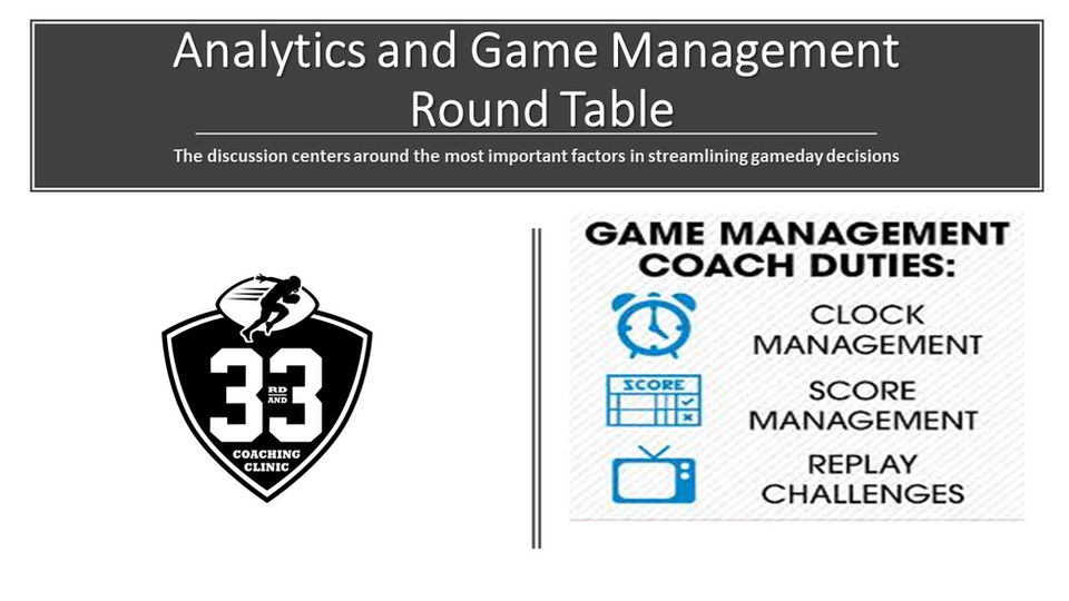 Analytics and Game Management Round Table